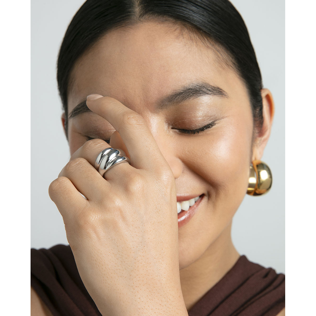 ANILLO ACERO VOLUMEN SRA FASHION - 14294A01400