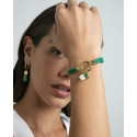 PULS ACERO IP DORADO PIEL PIEDRA NAT SRA - 14285P01016
