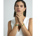PULS ACERO IP DORADO PIEL PIEDRA NAT SRA - 14285P01016