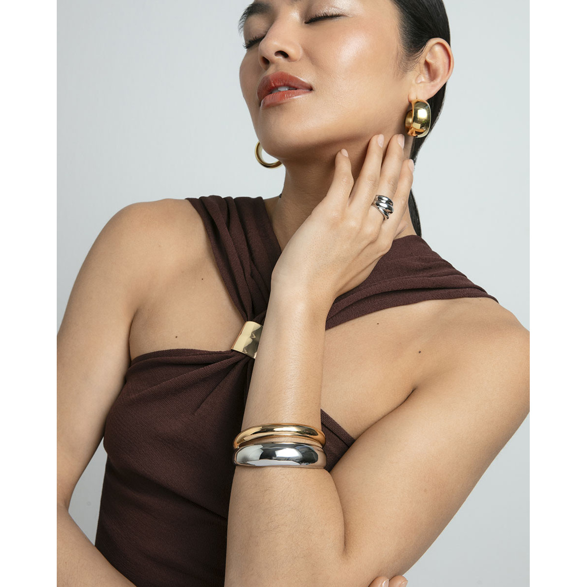 PULS ACERO E IP DORADO RIGIDA SRA FASHIO - 14281P01019