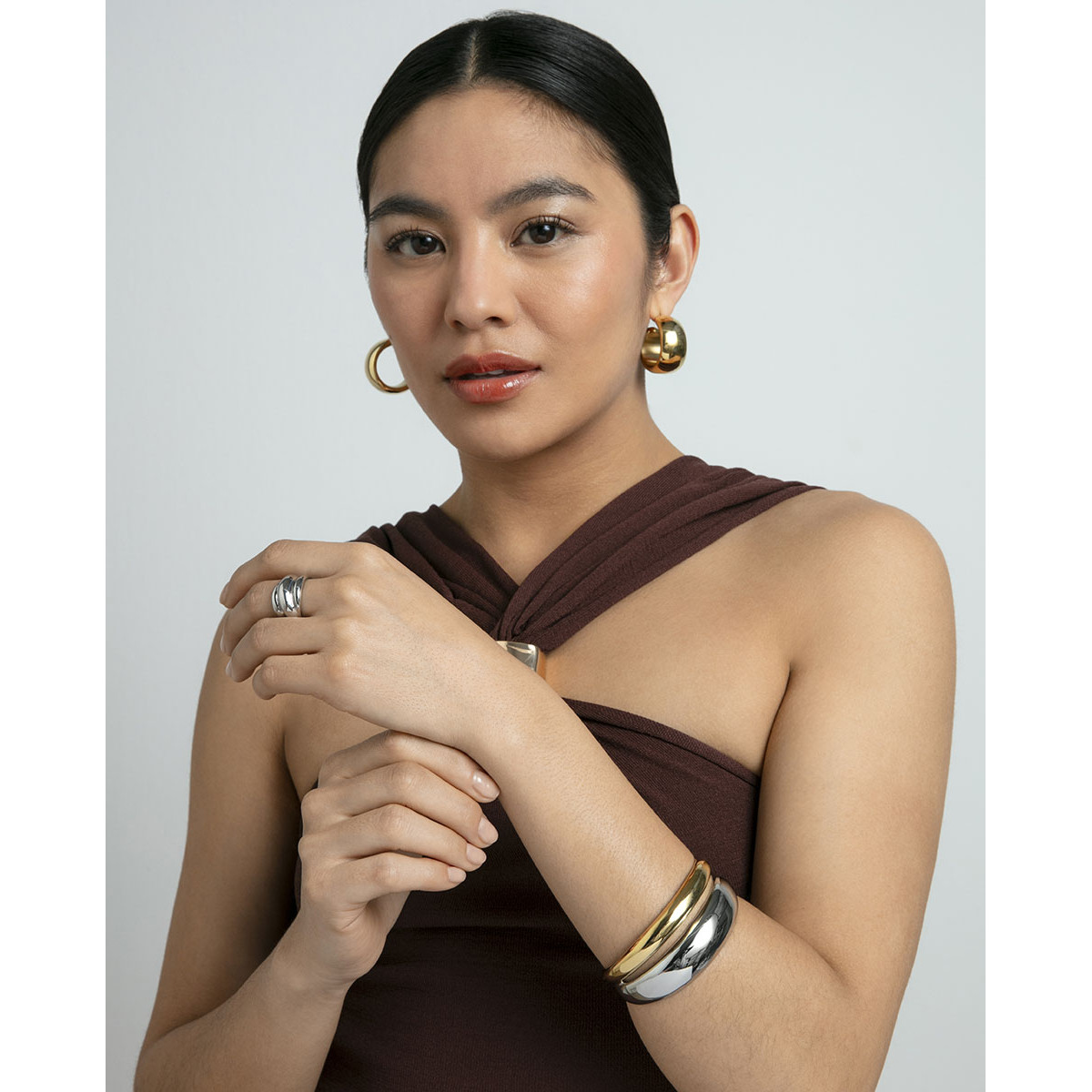 PULS ACERO E IP DORADO RIGIDA SRA FASHIO - 14281P01019