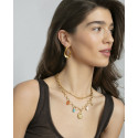 COLLAR ACERO IP DORADO CONCHA SRA FASHIO - 14273C01012