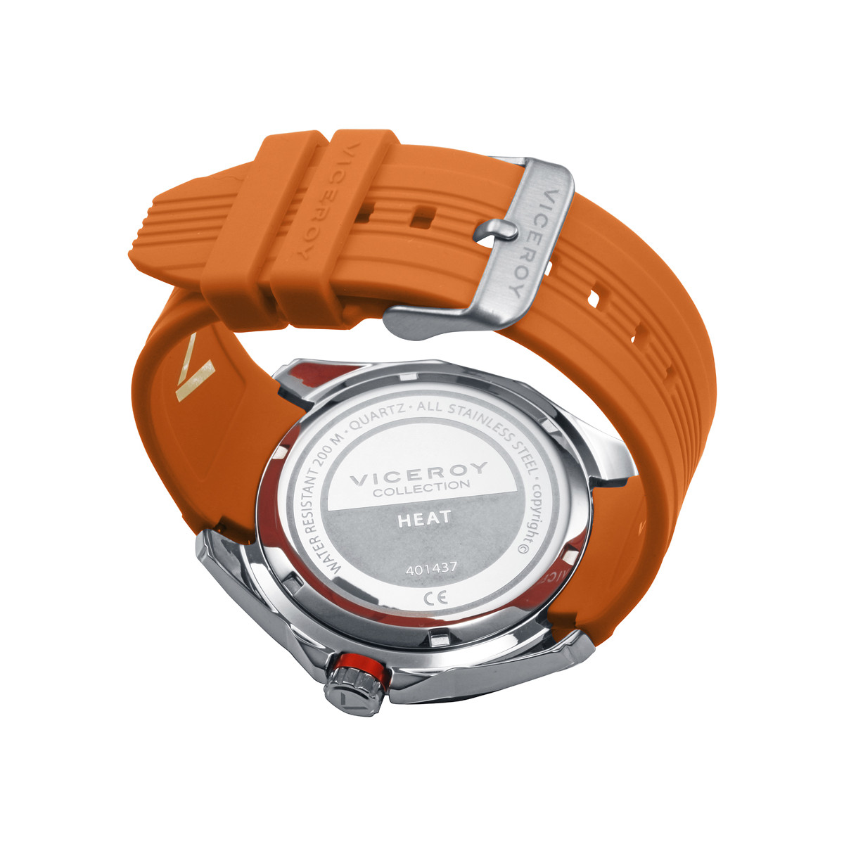 RELOJ ACERO IP NEGRO CORREA SR VA - 401437-57