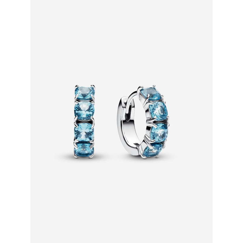 PENDIENTES ARO AZUL CLARO PANDORA - 293851C01