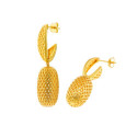 PENDIENTES PLATA DORAD BARRA CALAD SALVA - 151A0180