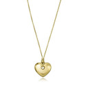 COLLAR ACERO IP DORADO CORAZON SRA FASHI - 75435C01012