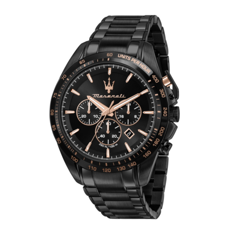 RELOJ MASERATI TRAGUARDO ACERO NEGRO - R8873612048