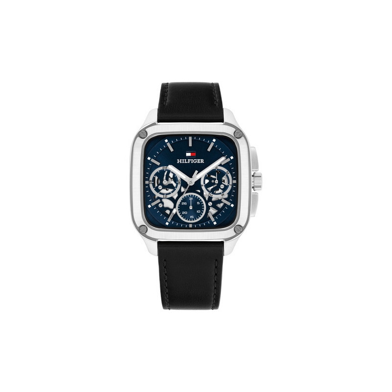 RELOJ TOMMY HILFIGER HERALD SKELETON PIEL AZUL - 1710756