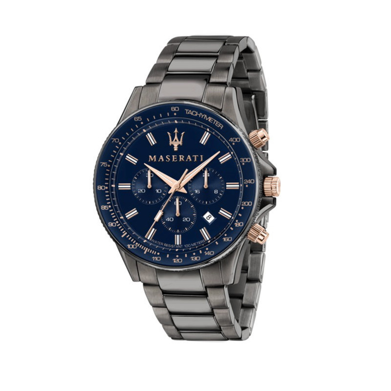 RELOJ MASERATI SFIDA ACERO NEGRO ESF AZU - R8873640001