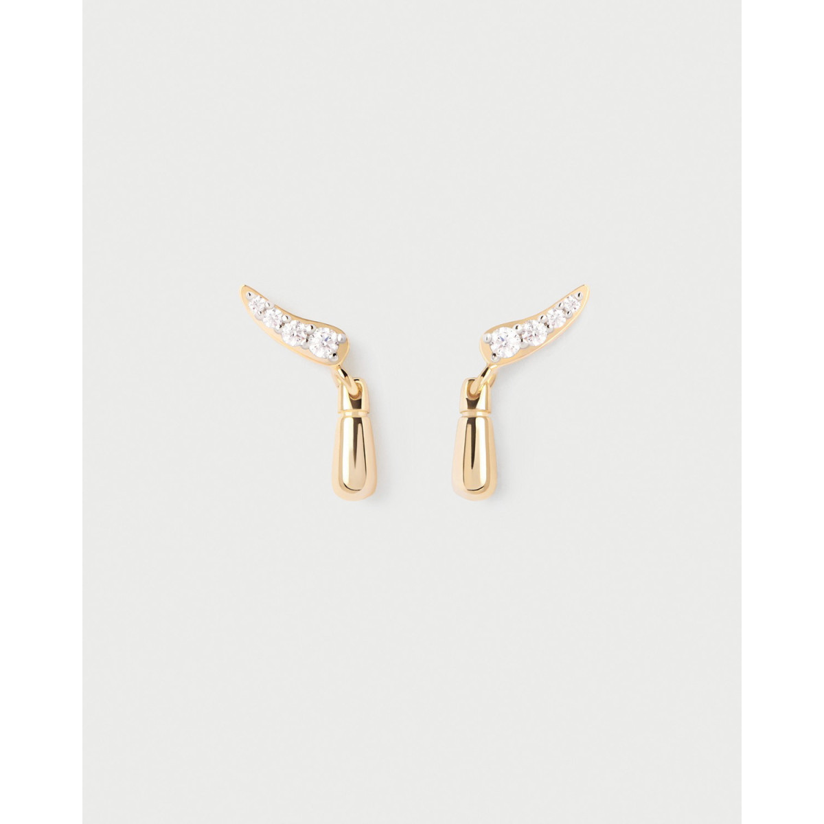 PENDIENTES PLATA PDPAOLA KIRA STUD - AR01-C93-U