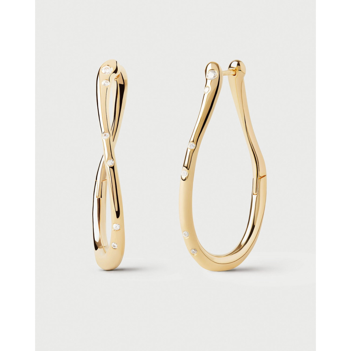 PENDIENTES AIR PLATA DORADA P D PAOLA - AR01-F50-U