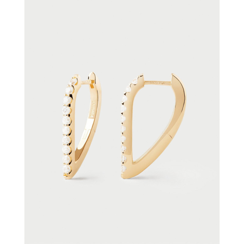 PENDIENTES PLATA GLOSS PDPAOLA - AR01-G27-U