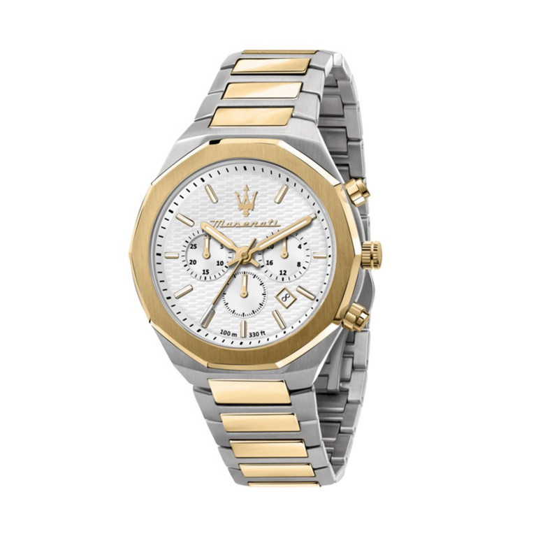 RELOJ MASERATI STILE 45 MM CRONO BICOLOR - R8873642009