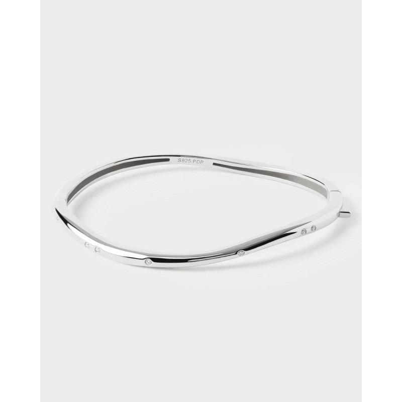 PULSERA RIGIDA  AIR PLATA P DE PAOLA - PU02-999-M