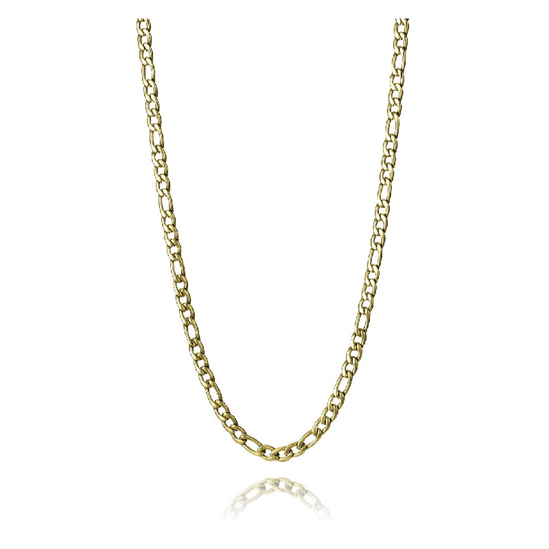 COLLAR ACERO IP DORADO CADENA SR FASHION - 14340C01012