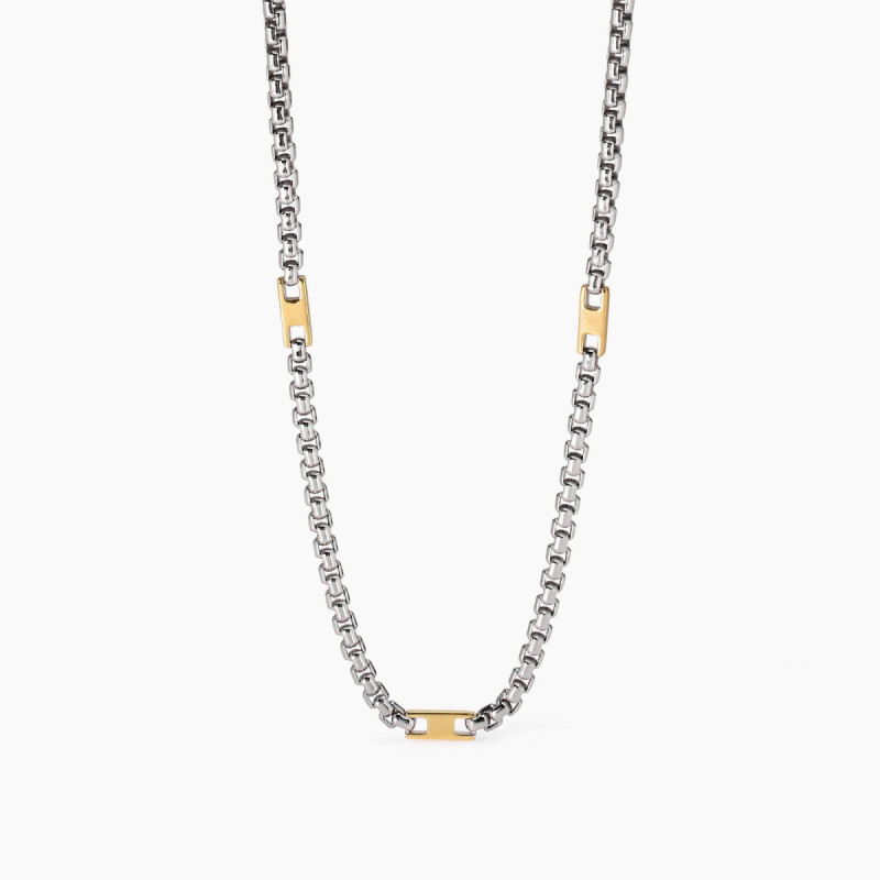 CADENA PLATA BICOLOR MABINA - 553748