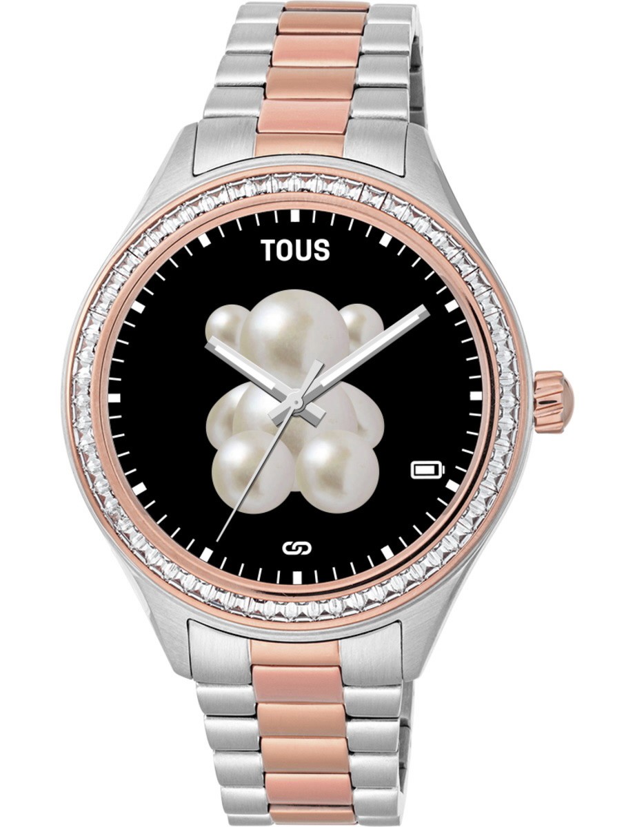 ✨Reloj Tous T-Shine mujer acero bitono rosado y circonitas, 200351045.