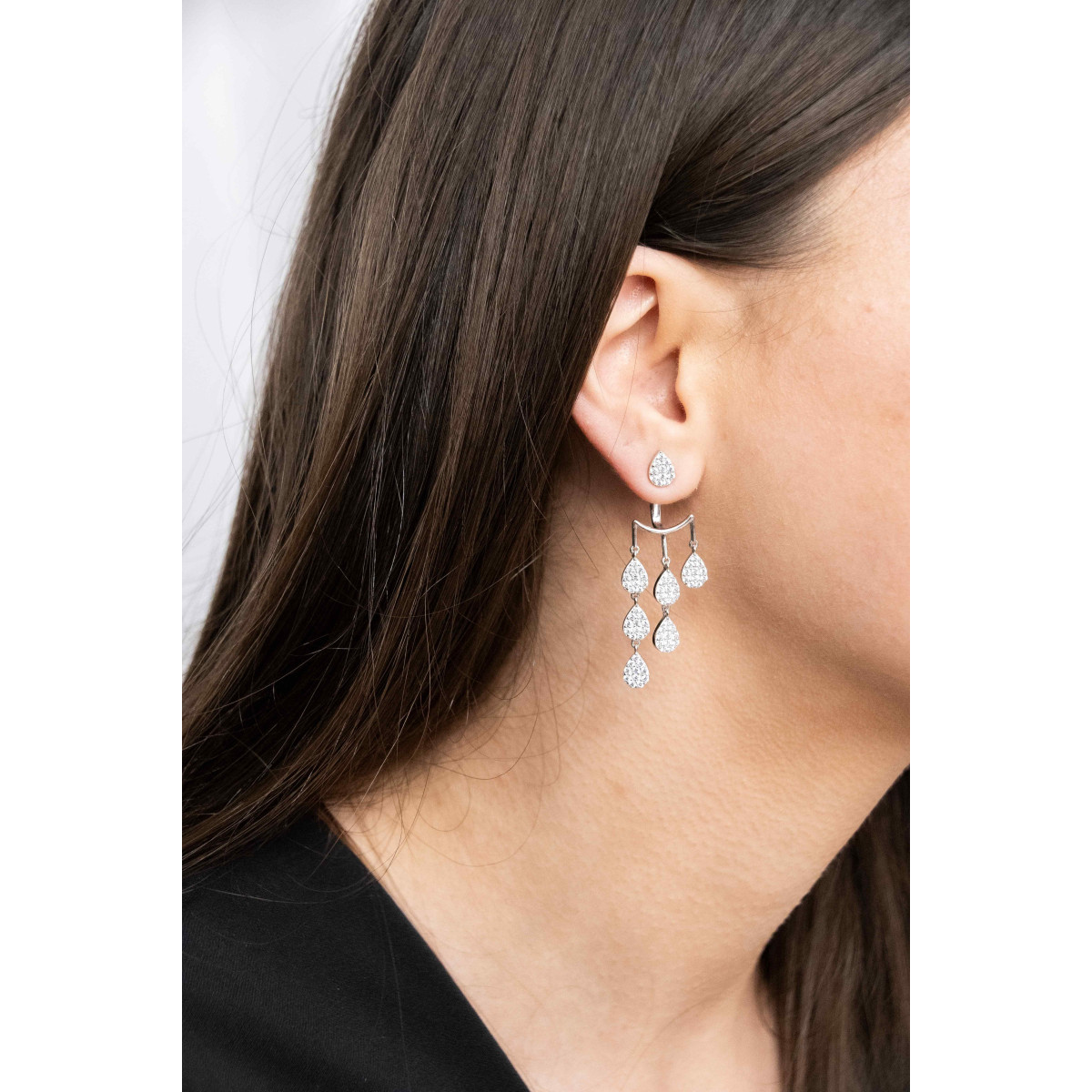 Pendientes plata Sveva Camaleoni. - WP053/LP/N