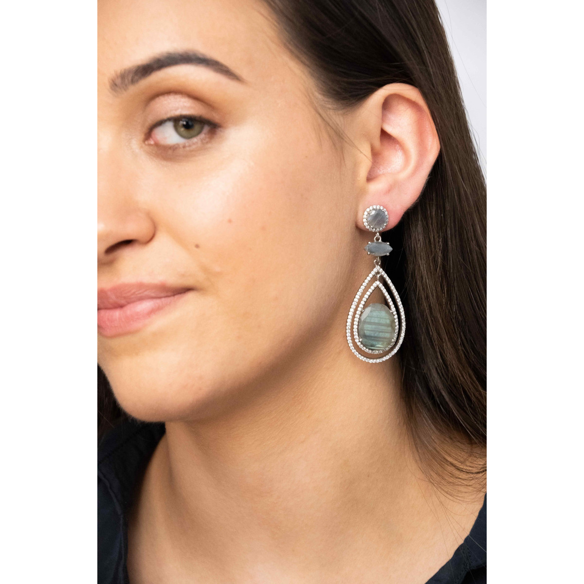 Pendientes plata Salvatore.-163A0117