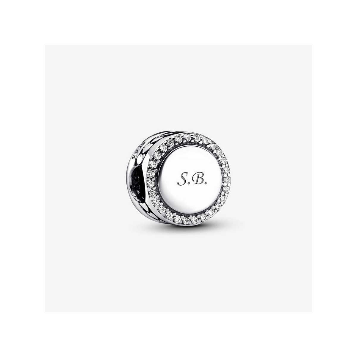 Charm de Botón Brillante para Grabar - 798747C01