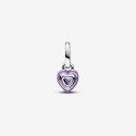 ABALORIO ME CHAKRA MORADO CORAZ  PANDORA - 793042C04